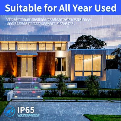 چراغ های بیرونی چند رنگی LED عروسی کریسمس تولد قدم با سنسور حرکت