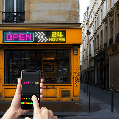 ۳۵۰۰ نیت روشنایی ۱۰۰ طول عمر صفحه نمایش متریکس انعطاف پذیر LED با صفحه نمایش انعطاف پذیر و اندازه پیکسل ۱۶*۹۶پلاس