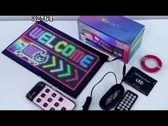 صفحه نمایش انعطاف پذیر LED با روشنایی بالا 3500 نیت اتصال بلوتوث 1330x192mm