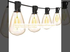 به عروسی تان با چراغ های حیاط و ولتاژ ورودی AC 110V/220V یک لمس ظریف اضافه کنید